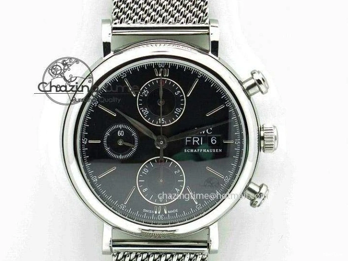 MIROTIME 0401 Timeless Big Pilot Real PR IW500901 ZF 1:1 Best Edition On Black Leather Strap A 7340